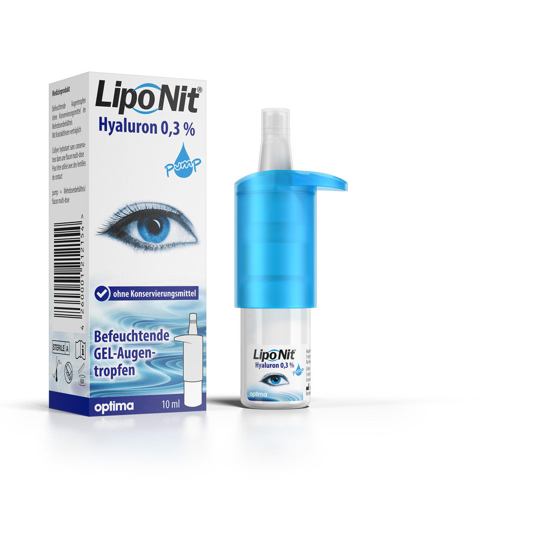 Lipo Nit® Hyaluron 0,3% pump GEL-Augentropfen 10ml