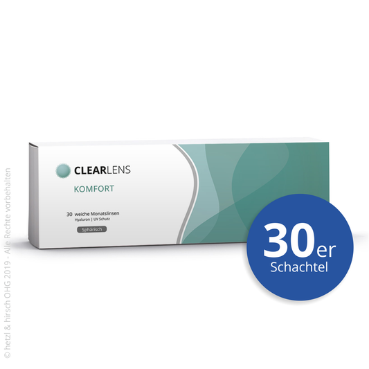 ClearLens Komfort 30er Tageslinsen