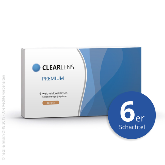 ClearLens Premium 6er Monatslinsen Torisch